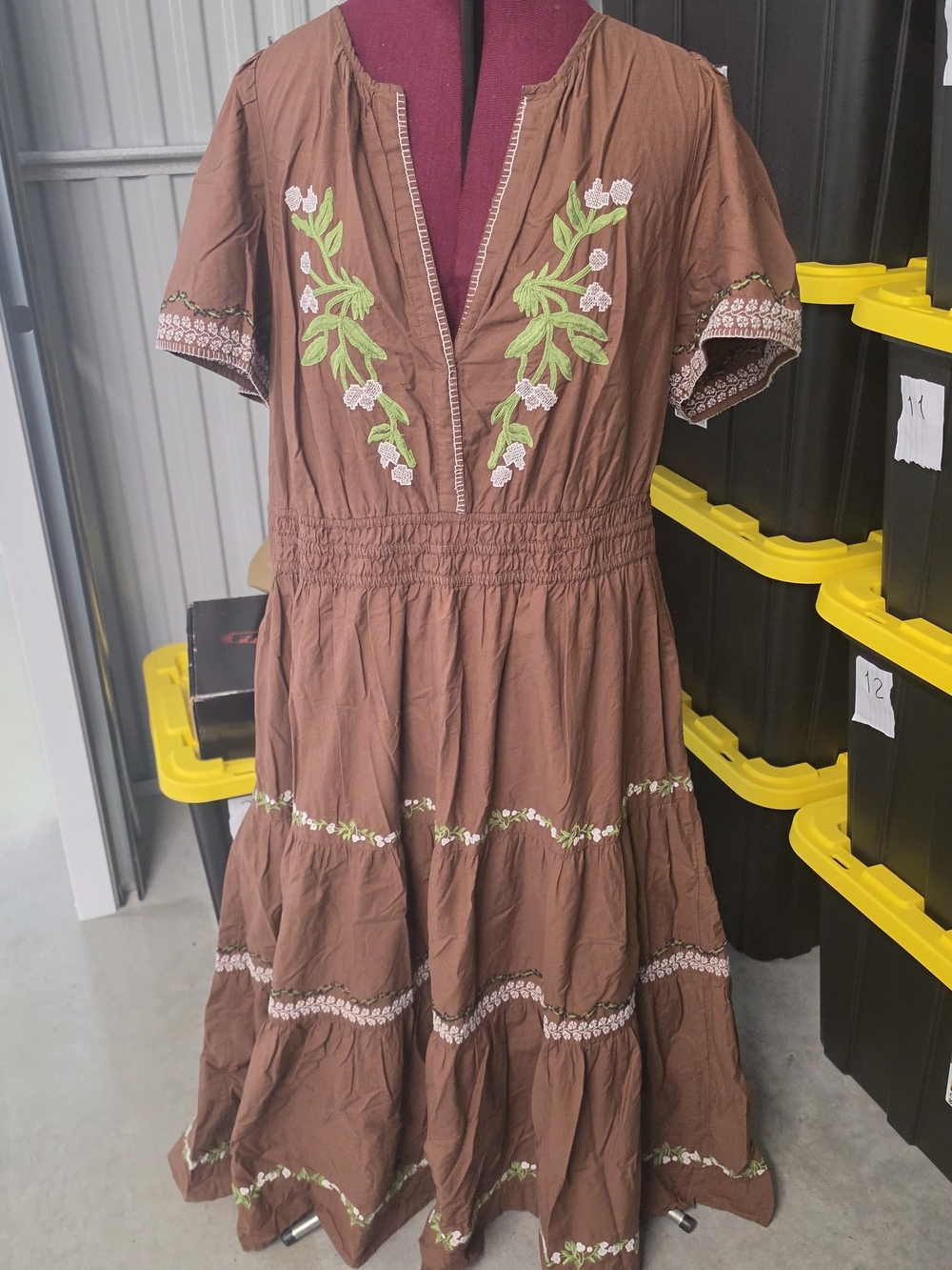 The Somerset Embroidered Maxi Dress - Picture 4 of 10